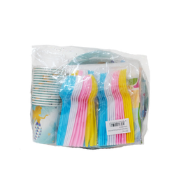 [NH09SAFI34] Set de artículos para fiesta (temática Sirenita)