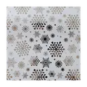 [NH09PEE1000CES] Papel de regalo celebraciones (Copos de Nieve y Estrellas)(PZ018)