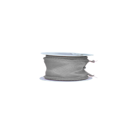 [NH09C100GR] Cinta de satén CF8033 (0.5 cm x 500 yardas) Gris