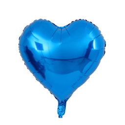 [NH09GPAC2000AZ] Globo con forma de corazón Azul