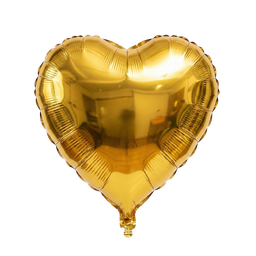 [NH09GPAC2000AMLLO] Globo con forma de corazón Amarillo