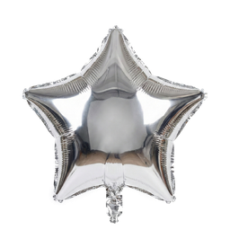 [NH09GPAE2000PL] Globo en forma de estrella Plateado