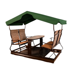 [NH10CVMS1,96M] Carpa exterior para Terraza con Mesa y  Sillas incluidas  2.25*1.25*1.96m