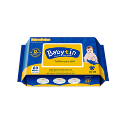 [NH01THUMB124] Toallita Húmeda para Bebé Babytin 80 unidades